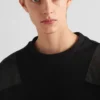 Sudadera de algodón con detalles de Re-Nylon Sudadera de algodón con detalles de Re-Nylon