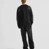 Sudadera de algodón con detalles de Re-Nylon Sudadera de algodón con detalles de Re-Nylon