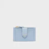 Tarjetero de piel Saffiano y lisa Tarjetero de piel Saffiano y lisa
