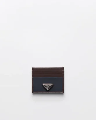 Tarjetero Prada Speedrock de Re-Nylon y piel
