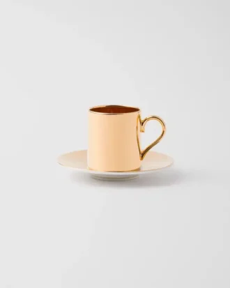 Taza de café de porcelana – Oro macizo Taza de café de porcelana – Oro macizo