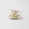 Taza de café de porcelana – Rayas Taza de café de porcelana – Rayas