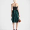 Top bandeau de lana y cachemira con broche Top bandeau de lana y cachemira con broche