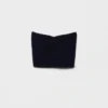 Top bandeau de lana y cachemira con colgante Top bandeau de lana y cachemira con colgante