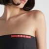 Top de bañador de jersey elástico Top de bañador de jersey elástico
