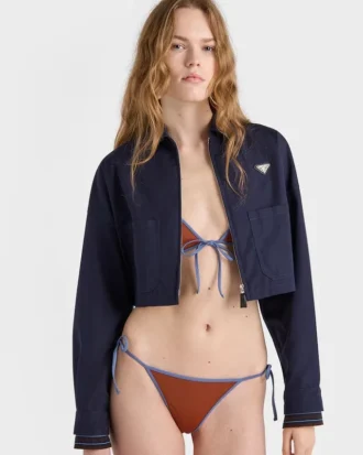 Top de bikini de jersey Top de bikini de jersey