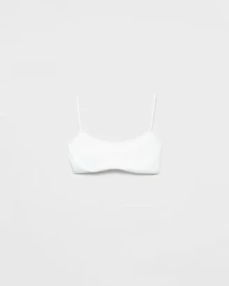 Top de bikini de jersey elástico Top de bikini de jersey elástico