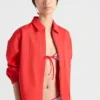 Top de bikini de jersey interlock Top de bikini de jersey interlock