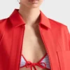 Top de bikini de jersey interlock Top de bikini de jersey interlock