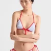 Top de bikini de jersey interlock Top de bikini de jersey interlock