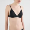 Top de bikini tipo bralette de punto acanalado Top de bikini tipo bralette de punto acanalado