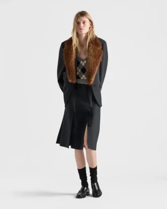 Top de cachemira con punto Argyle