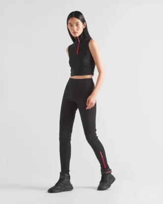 Top sin mangas Tech Rec Re-Nylon Piqué