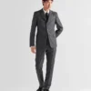 Traje de lana de botonadura sencilla Traje de lana de botonadura sencilla