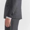 Traje de lana de botonadura sencilla Traje de lana de botonadura sencilla