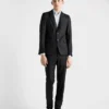 Traje de lana y cachemira de botonadura sencilla Traje de lana y cachemira de botonadura sencilla