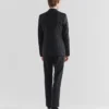 Traje de lana y mohair de botonadura sencilla Traje de lana y mohair de botonadura sencilla