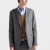 Traje de seda de una sola fila Traje de seda de una sola fila