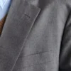 Traje de seda de una sola fila Traje de seda de una sola fila