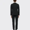 Traje de una sola botonadura de tejido técnico Traje de una sola botonadura de tejido técnico