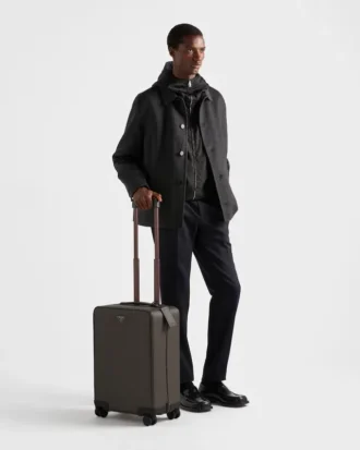 Trolley de piel Saffiano
