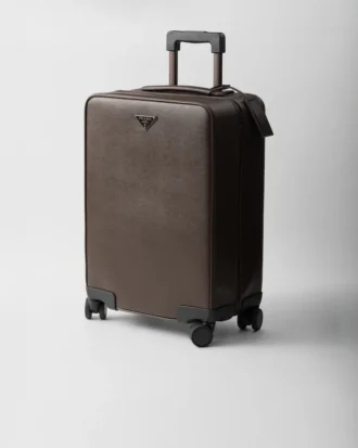Trolley de piel Saffiano