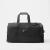 Trolley de Re-Nylon y piel Saffiano Trolley de Re-Nylon y piel Saffiano