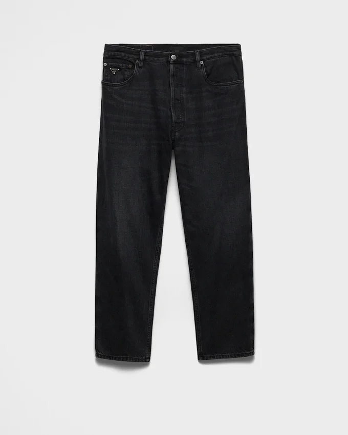 Vaqueros de denim de cinco bolsillos Vaqueros de denim de cinco bolsillos