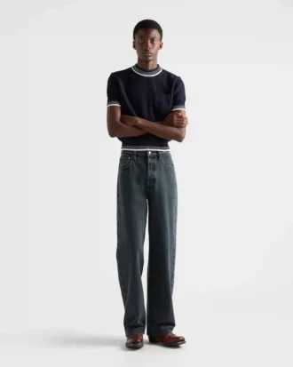 Vaqueros de denim de cinco bolsillos