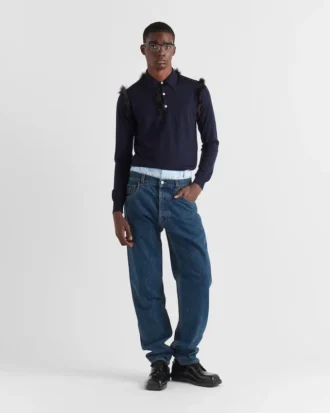 Vaqueros de denim de cinco bolsillos
