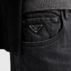 Vaqueros de denim de cinco bolsillos Vaqueros de denim de cinco bolsillos
