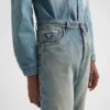 Vaqueros de denim de cinco bolsillos Vaqueros de denim de cinco bolsillos