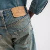 Vaqueros de denim de cinco bolsillos Vaqueros de denim de cinco bolsillos