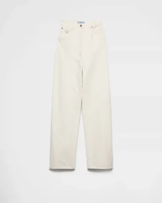 Vaqueros de denim de pierna ancha