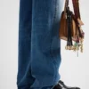 Vaqueros de denim de pierna ancha Vaqueros de denim de pierna ancha