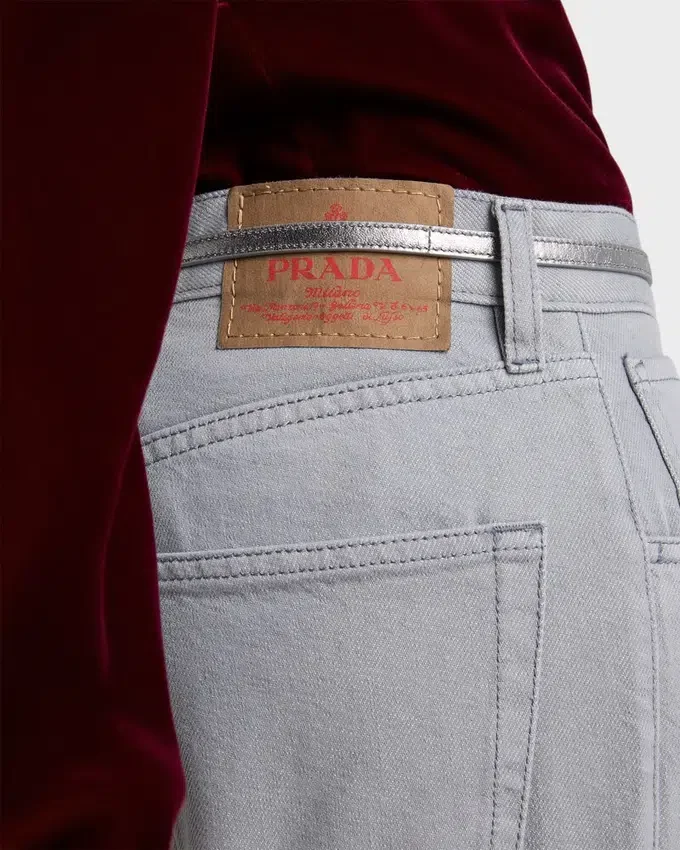 Vaqueros de denim lavado Vaqueros de denim lavado