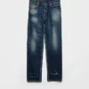 Vaqueros de denim lavado regular Vaqueros de denim lavado regular
