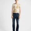 Vaqueros de denim lavado regular Vaqueros de denim lavado regular