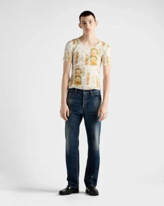 Vaqueros de denim lavado regular
