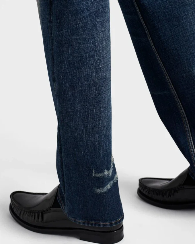 Vaqueros de denim lavado regular Vaqueros de denim lavado regular