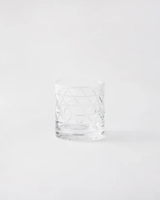 Vaso de cristal – Triángulos