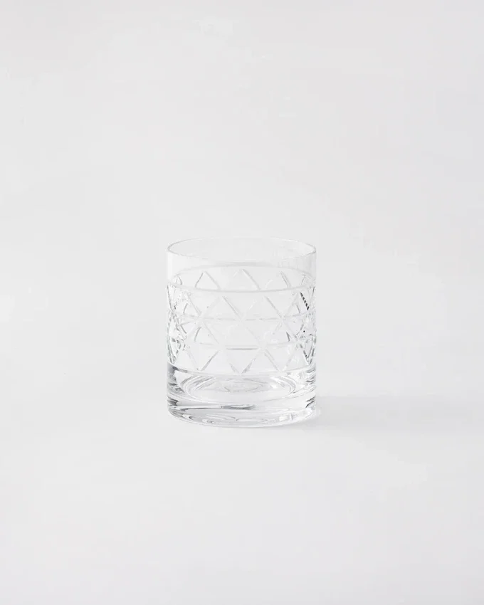 Vaso de cristal – Triángulos Vaso de cristal – Triángulos
