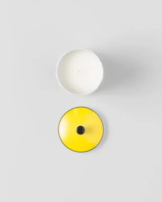 Vela perfumada de porcelana – Plátano