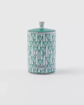 Vela perfumada de porcelana – Verde Viena
