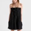 Vestido corto de lana con diseño en zigzag Vestido corto de lana con diseño en zigzag