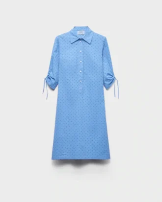 Vestido de encaje calado