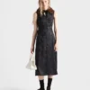 Vestido de jacquard floral Vestido de jacquard floral