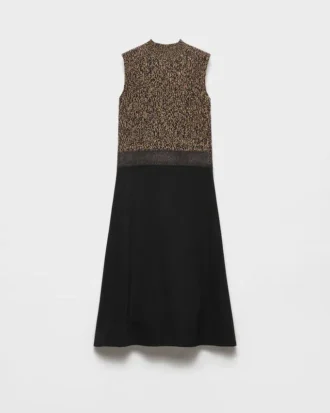 Vestido de lana de Shetland y cachemira