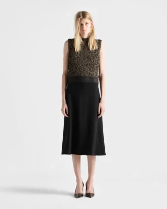 Vestido de lana de Shetland y cachemira