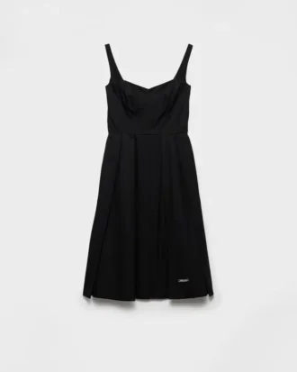 Vestido de lona de algodón